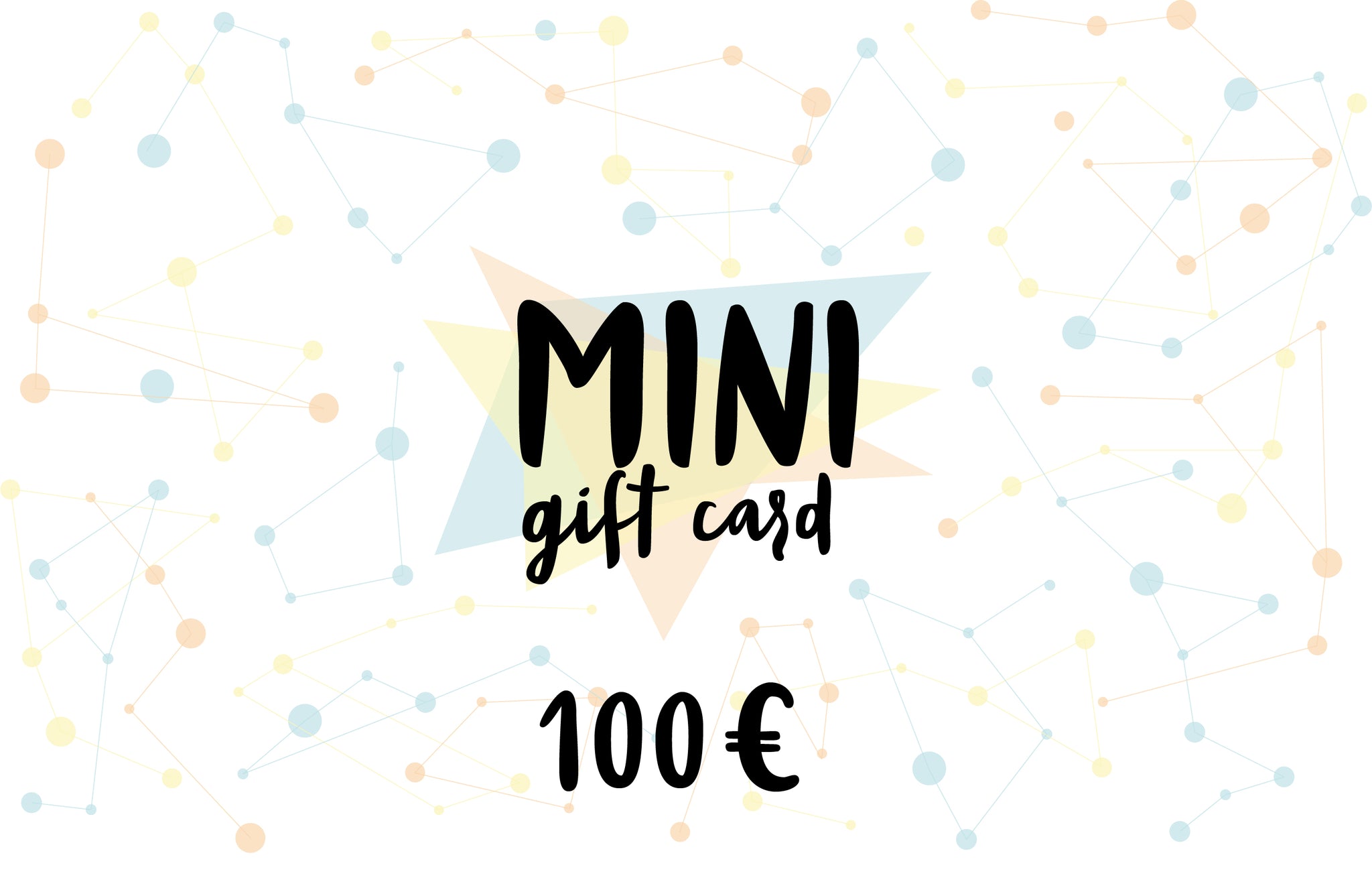 MINI Gift card, value of 100 euro