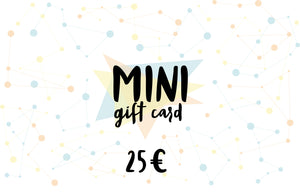 MINI Gift card, value of 25 euro